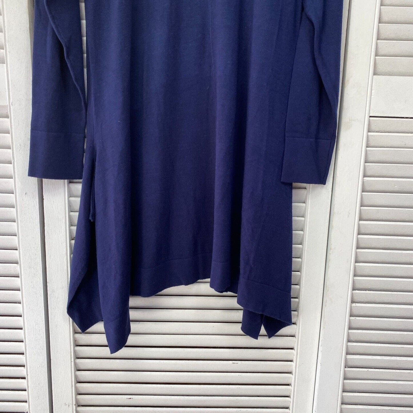 beme Jumper 14 16 Plus Navy Tunic Long Sleeve New