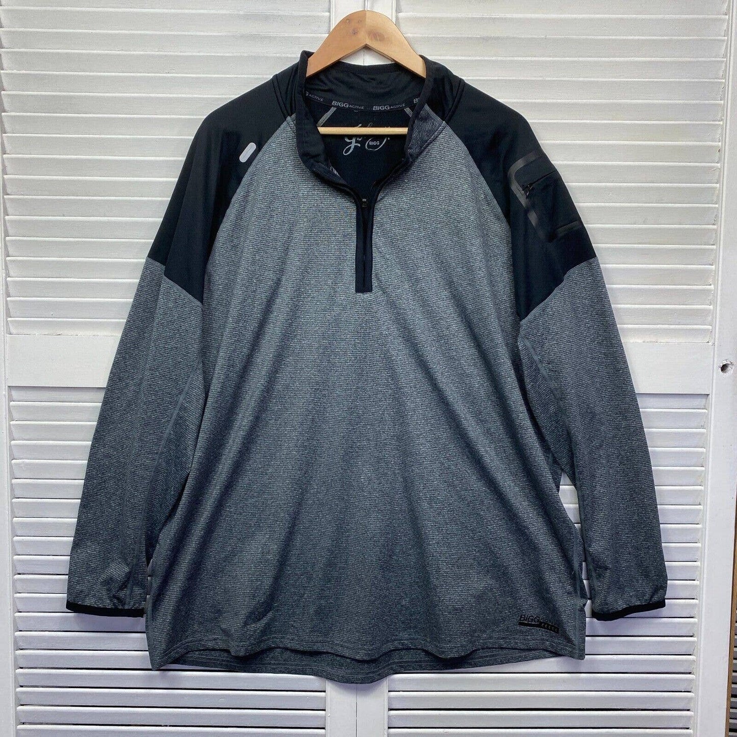 Johnny Bigg Jumper 3XL Plus Grey Long Sleeve Activewear Lightweight Big & Tall Preloved