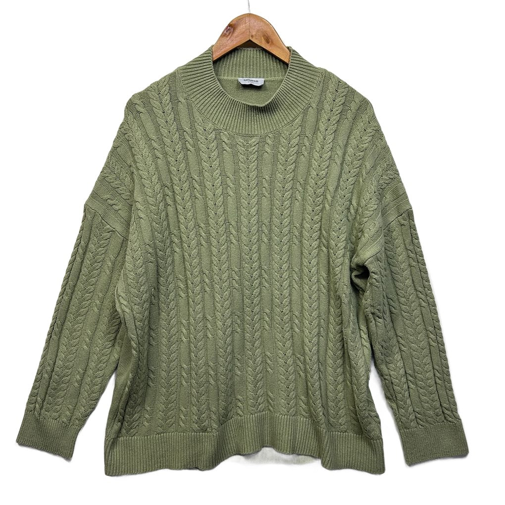 Sussan Green Cotton Jumper - Size XXXL