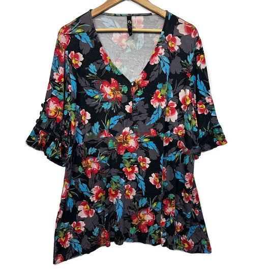 Taking Shape Black Top - Size 20