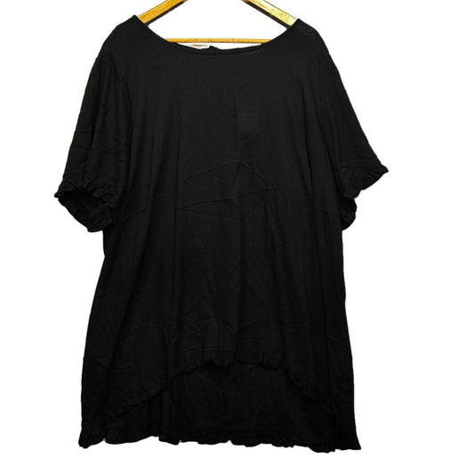 Autograph Black Linen Hi Low Top - Size 24