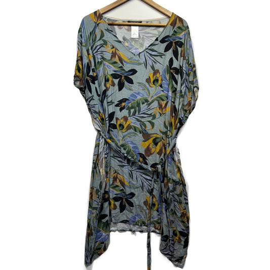 Trenery Blue Floral Kaftan Dress - One Size