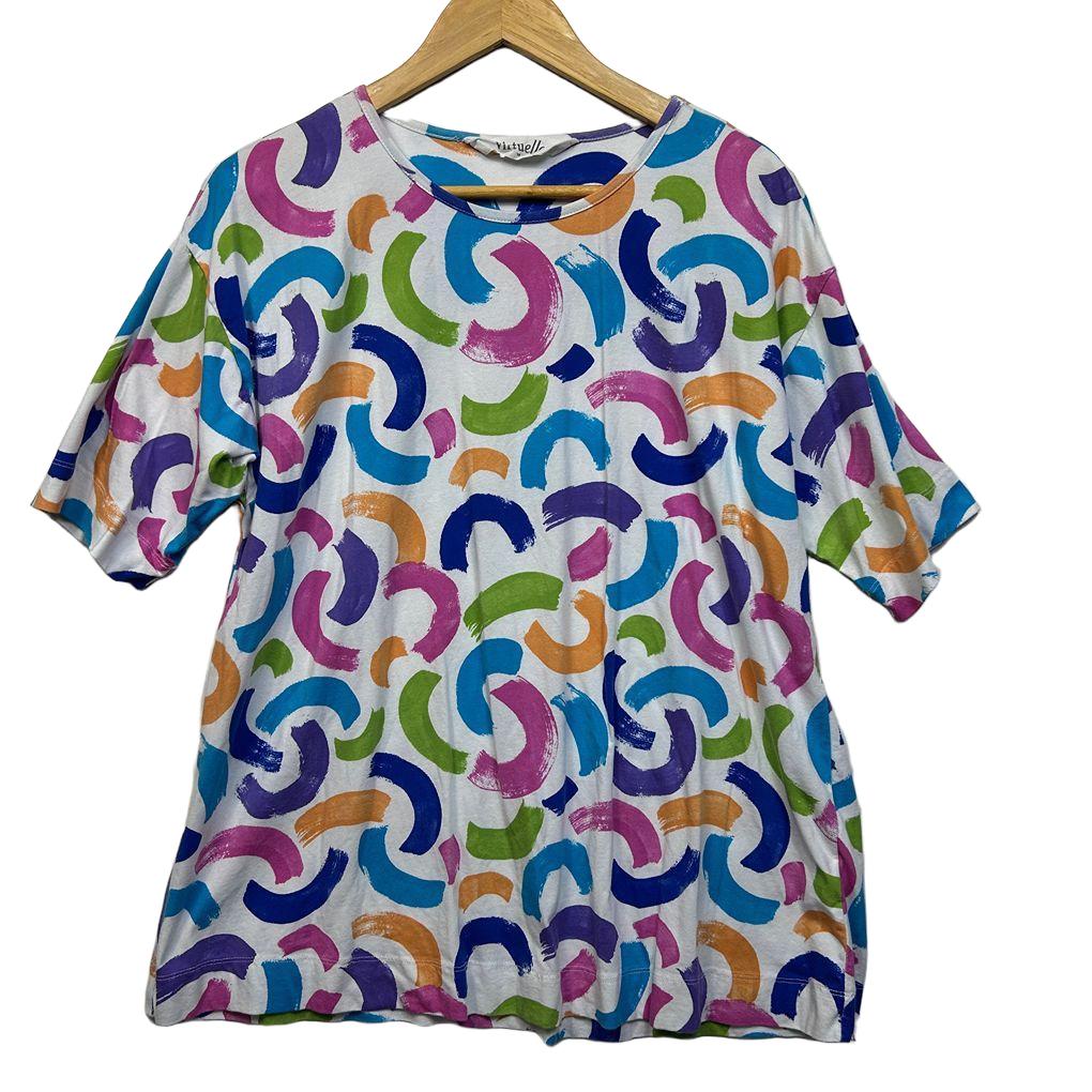 Virtuelle Multicoloured Cotton Top - SIze 14