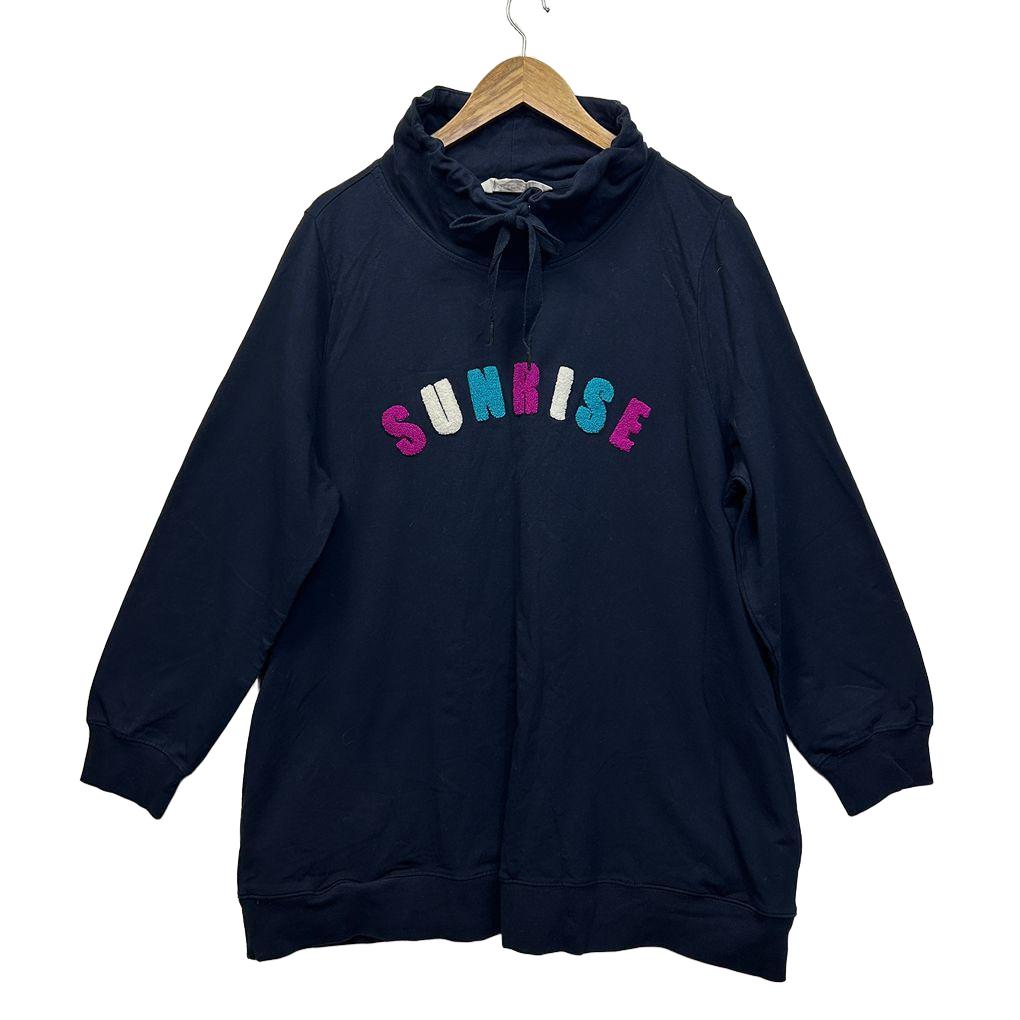 Virtuelle Navy Cotton Jumper - Size 18/M