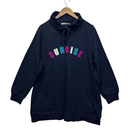 Virtuelle Navy Cotton Jumper - Size 18/M