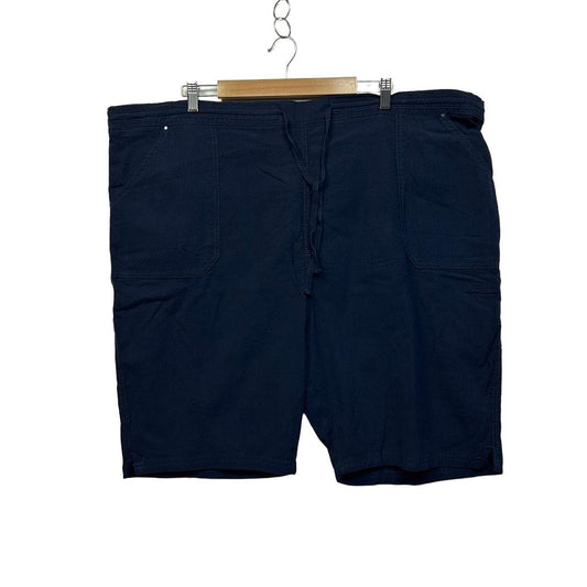 Yours Navy Cotton Shorts - Size 26/28